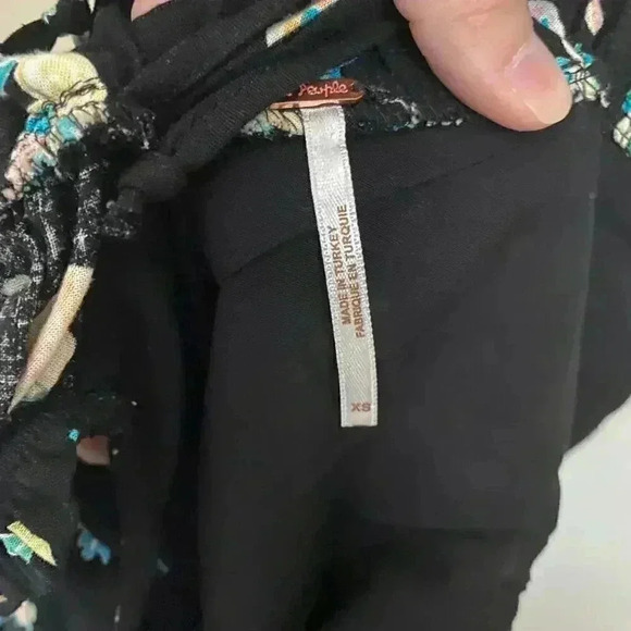 Free People Like a Lady Print Mini Dress Size XS - Picture 10 of 12